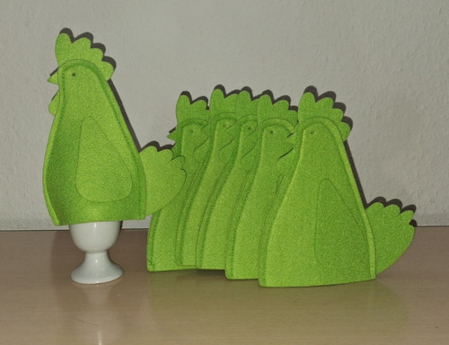 Eierwärmer aus filz - aus,