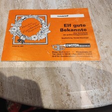 Elf gute Bekannte, Weinkopf, Klarinette in Eb