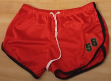 Herren Shorts, Bermuda, kurze Hose in Rot - Größe XXL - Länge 43 cm