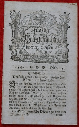 Auszug der neusten