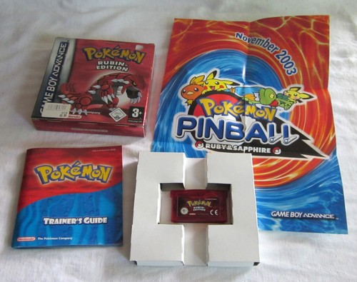 Gameboy advance pokémon rubin - gameboy,