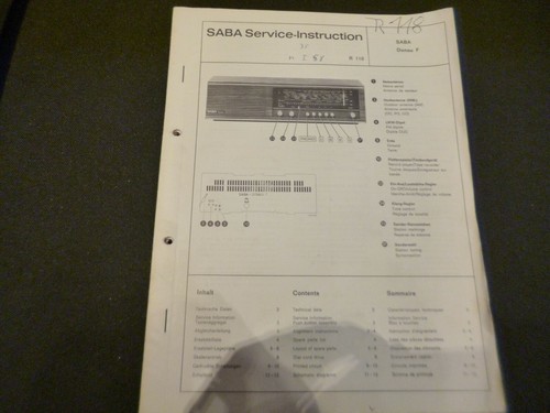 Original service manual - service,