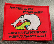 Aufnäher  "Ich gehe zu den Kölner Haien"