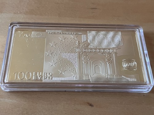 Euro gold banknote geldschein - banknote,