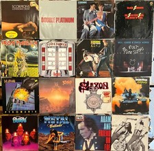 [13095] 64x Heavy Metal Hard Rock Schallplatten LP Sammlung