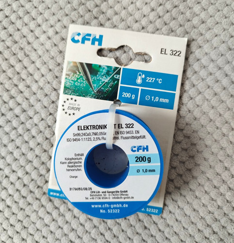 Cfh el322 lötdraht lötzinn - -,
