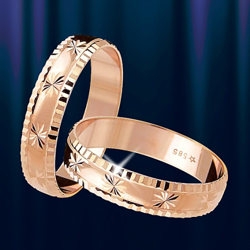 Rose gold 585 - 585/14kt, goldehering