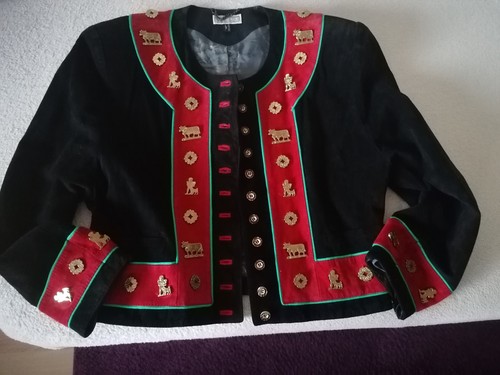 Damenlederjacke folklore 40 - damenlederjacke,