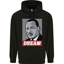 Dream Martin Luther King Schwarz Leben Matter Herren 80% Baumwolle Kapuzen