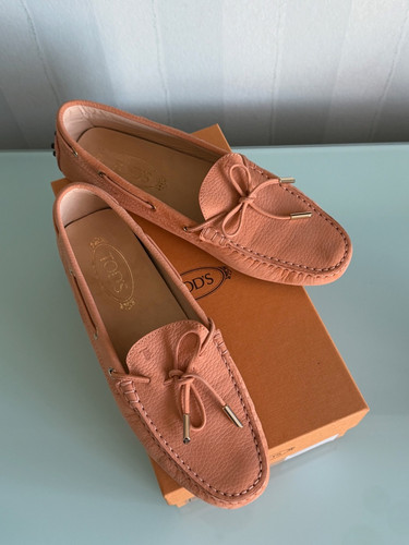 Apricotfarbene loafer - apricotfarbene,