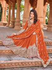 Hochzeit Kleidung Indisch Bollywood Salwar Kameez Party Pakistaner Anzug