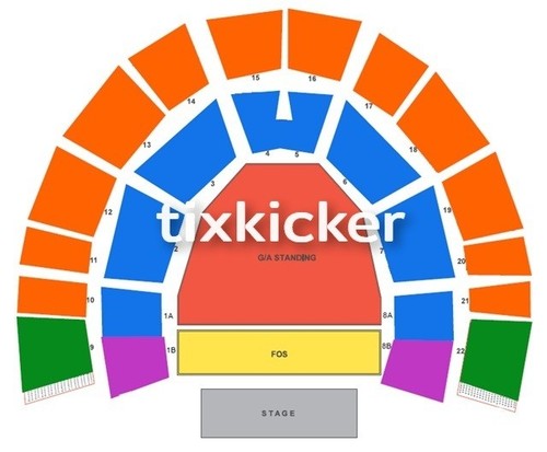 The cure tickets front - the, |