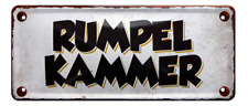  ''Rumpelkammer'' 28x12cm Blechschild