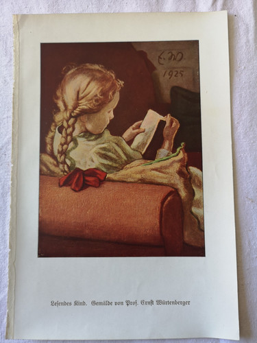 1926 kunstdruck maler - rk, vh