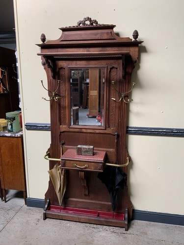 Antik garderobe mit - antik,