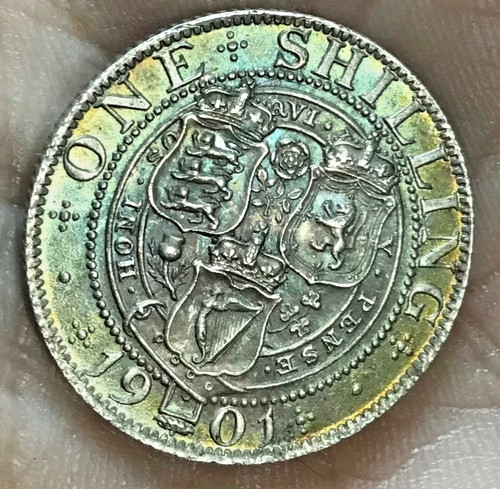 Silbermünze shilling veiled - silbermünze,