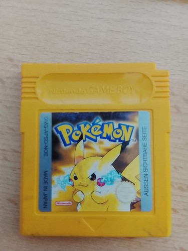 Pokemon gelbe edition gameboy - pokemon,