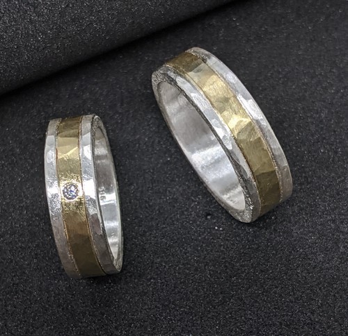 Eheringe breit silber - mm,