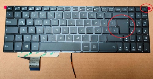 Tastatur asus vivobook - tastatur, pro