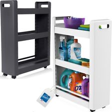 Nischenregal Nischenwagen Bad Küchenregal Standregal Beistell Regal Rollwagen