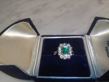 VINTAGE 50ER JAHRE RING 18 KT