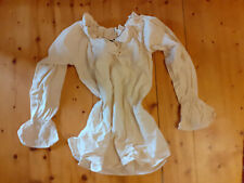 Bluse natur Baumwolle Mittelalter Larp ungetragen und NEU Westernbluse G.M