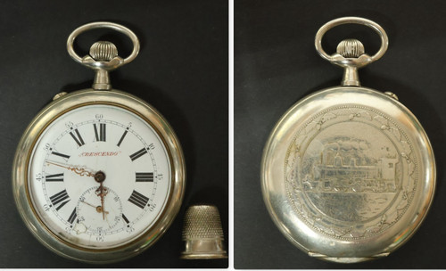 Alte 68mm große taschenuhr - alte,