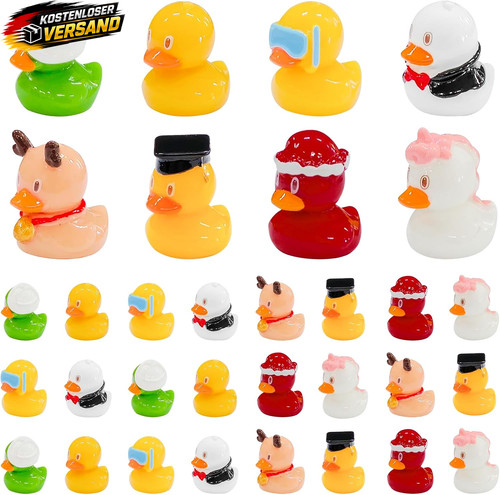 Mini enten figuren 32er set - enten,