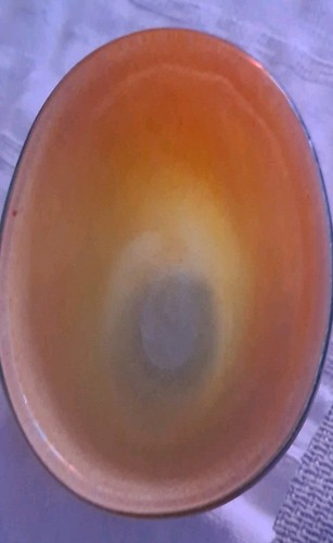 Mundgeblasene vase einer - in,