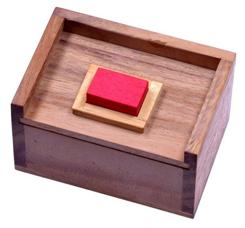 Der rote stein knobelspiel - rote,