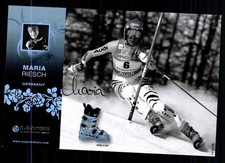 Maria Riesch Autogrammkarte