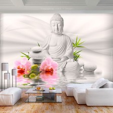 Buddha Orchidee Blumen Weiß