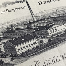 Rechnung MÖBEL-FABRIK RASCHE & BACKHAUS, Gohfeld in Westfalen, 1921