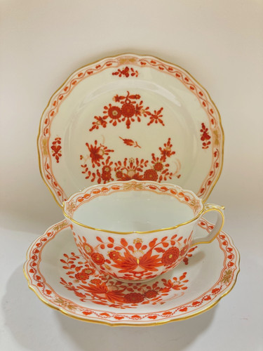Meissen gedeck teetasse 3tlg - meissen,