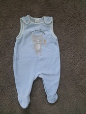 Strampler, Baby Club, Größe 62, hellblau