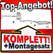 Auspuff für AUDI A6 (C5) 1.8 T 20V 1997-05.2001 Auspuffanlage