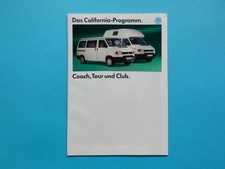Prospekt / Katalog - VW Bus T4 - California - Coach, Tour und Club - 12/93