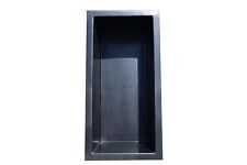 GFK Rechteckbecken (Schwarz)