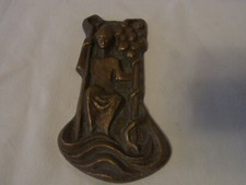 Deutscher Bronze Wandschmuck Bischof von Peter Vollert #I