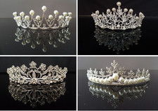 Krone Perle Tiara Haarschmuck