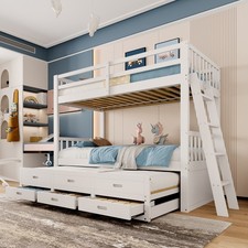 Etagenbett 90x200cm kinderbett - etagenbett,