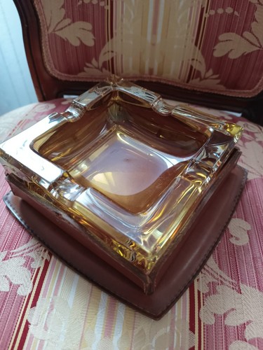Vintage glas aschenbecher - vintage,