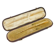 Georgian Boxed 9ct Gold Nähen