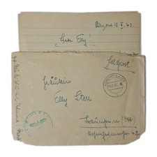 Dt.Feldpost mit Inhalt aus