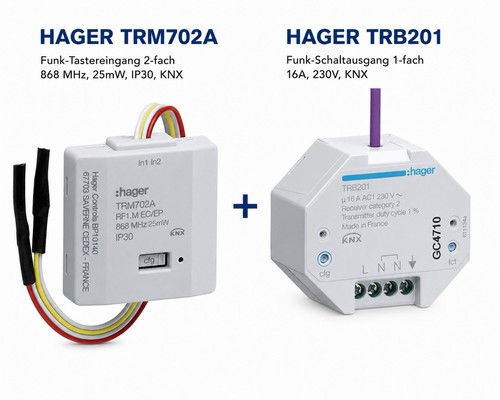 Hager funk knx ausgang - hager, up