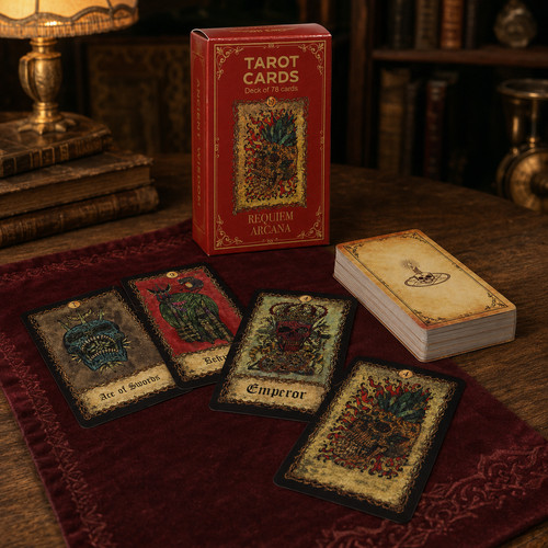 Requiem arcana tarotkarten - requiem, tarotkarten-set