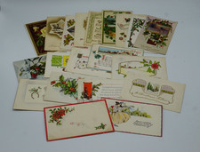 Antike Frühe 1900er Weihnachtsgrüße Postkarten Los Von 20