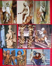 Lot  8  AK Kunstkarten Motiv Engel Weihnachten Puten Musik    W25-11