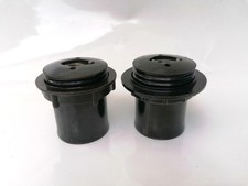 1 Orig.  Bakelit Fassung E27 Lampe HELION Reif LBL DDR  70er m. Überwurfmutter