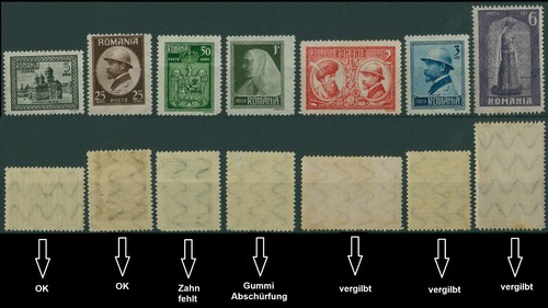 Rumänien 1922 286 - mi.286-92, **